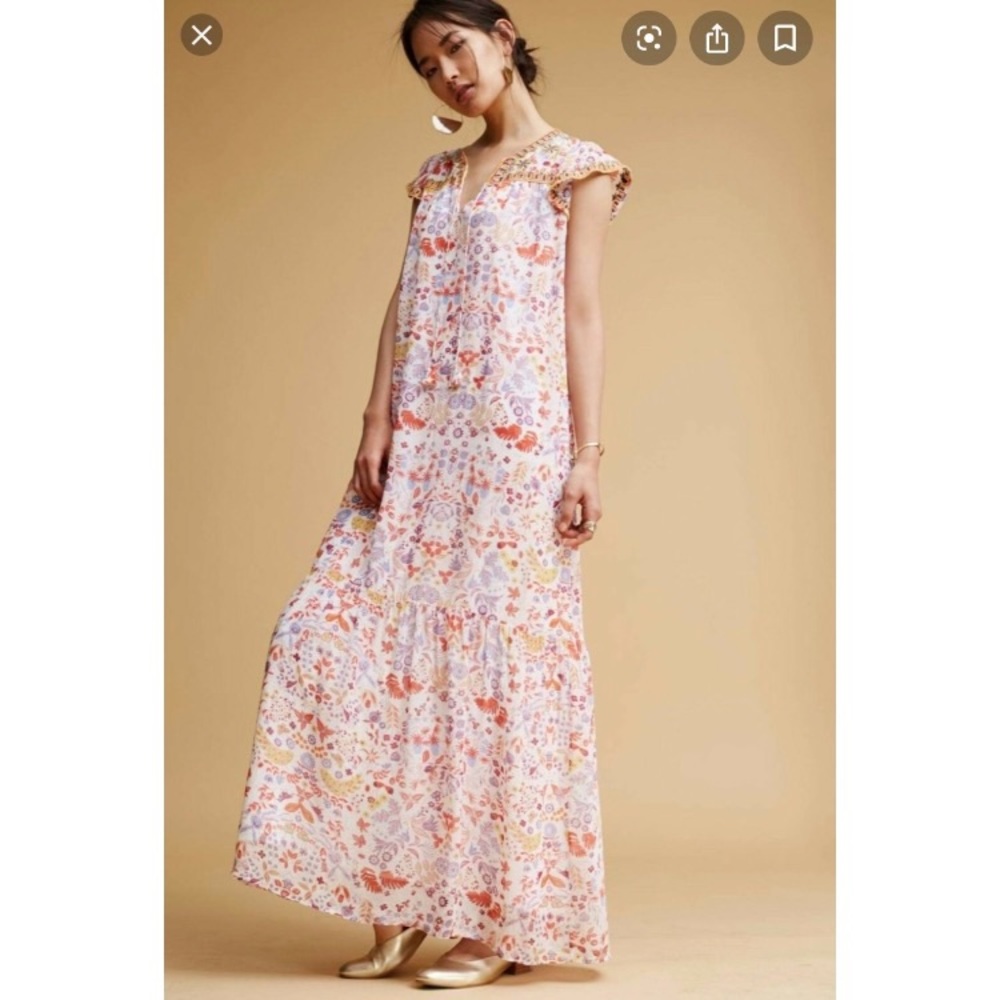 Antik Batik Samsa Long Dress Sz 36/XS